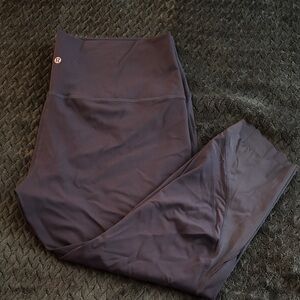 lululemon athletica Dark Gray High-Waisted Leggings